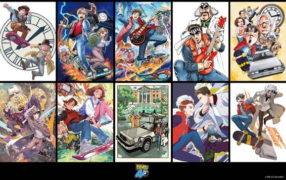 サンディエゴコミコン限定 バックトゥザフューチャー 40周年記念セット