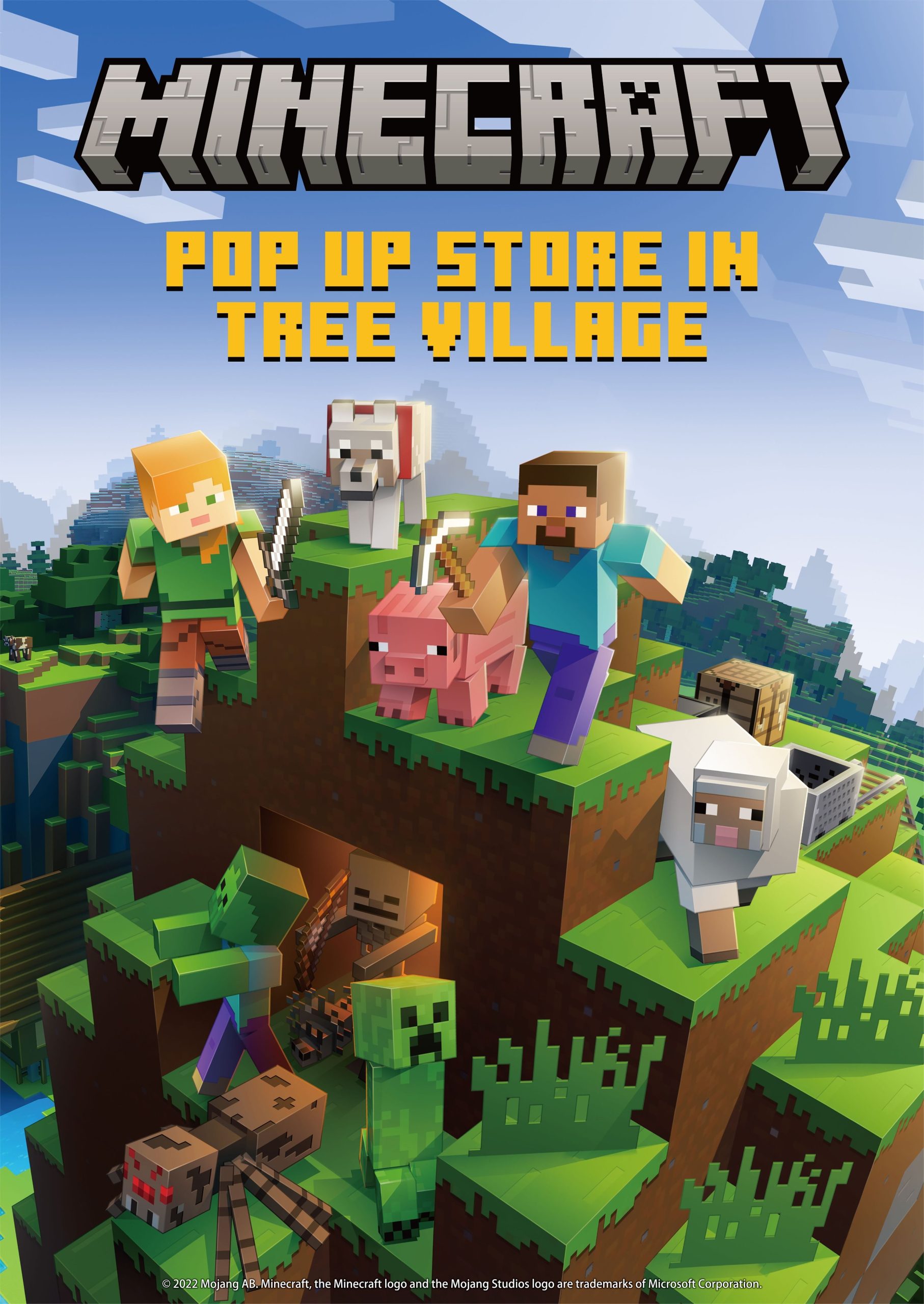 開催告知!／MINECRAFT POP UP STORE IN TREE VILLAGEが4月27日(水)から